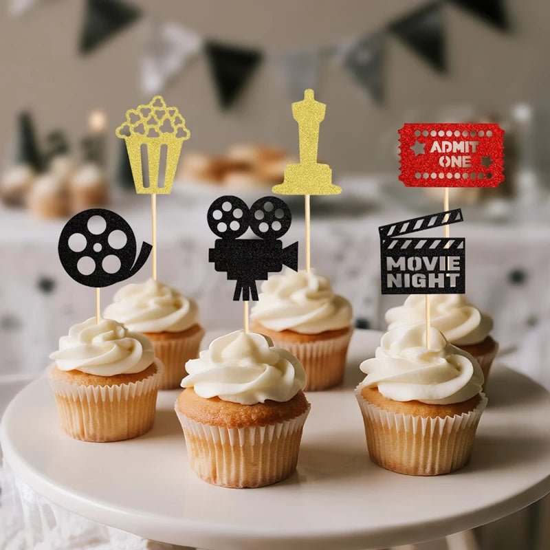 Cupcake Topper Cinéma Chic