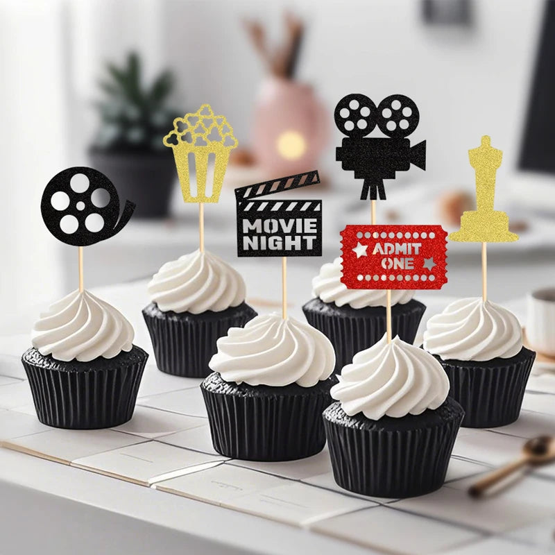 Cupcake Topper Cinéma Resistant