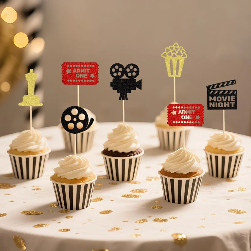 Cupcake Topper Cinéma Unique