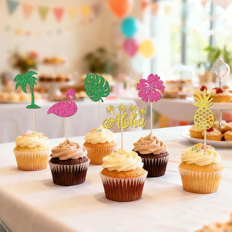 Cupcake Topper Tropical