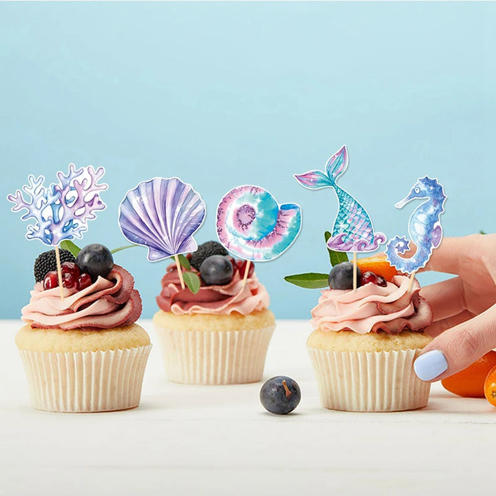 Cupcake Toppers Sirène 1