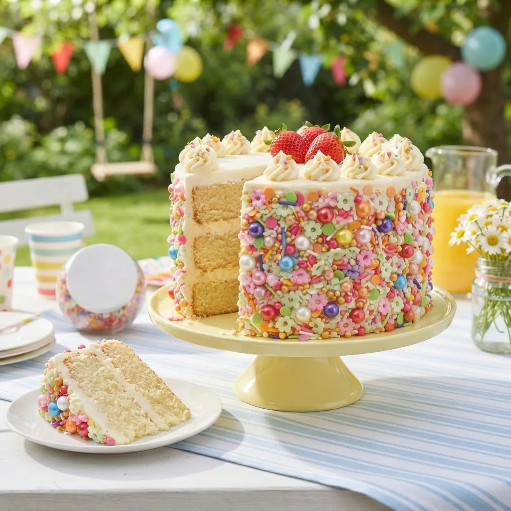 Déco Comestible Colorée pour Gâteau Cool