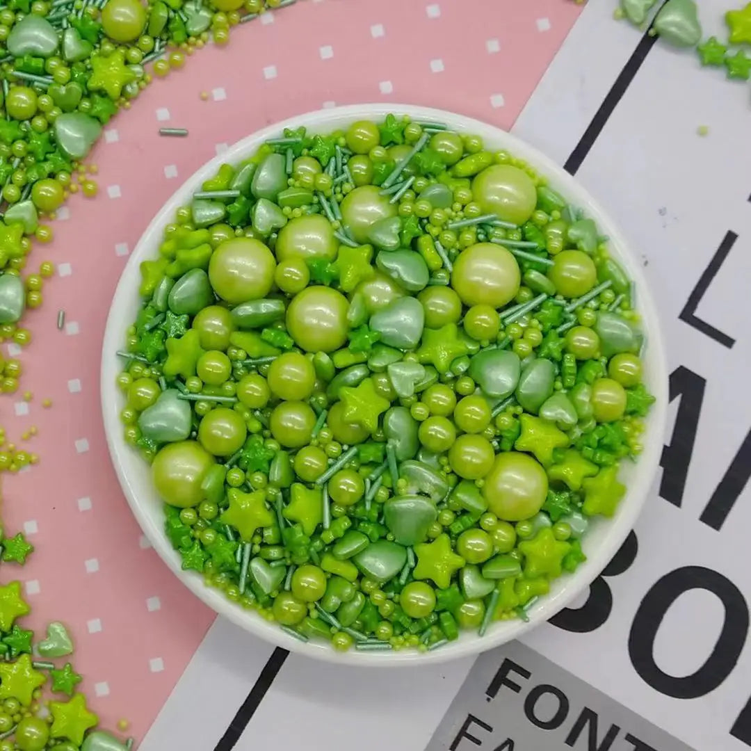 Déco Comestible Verte Pour Gâteau classe