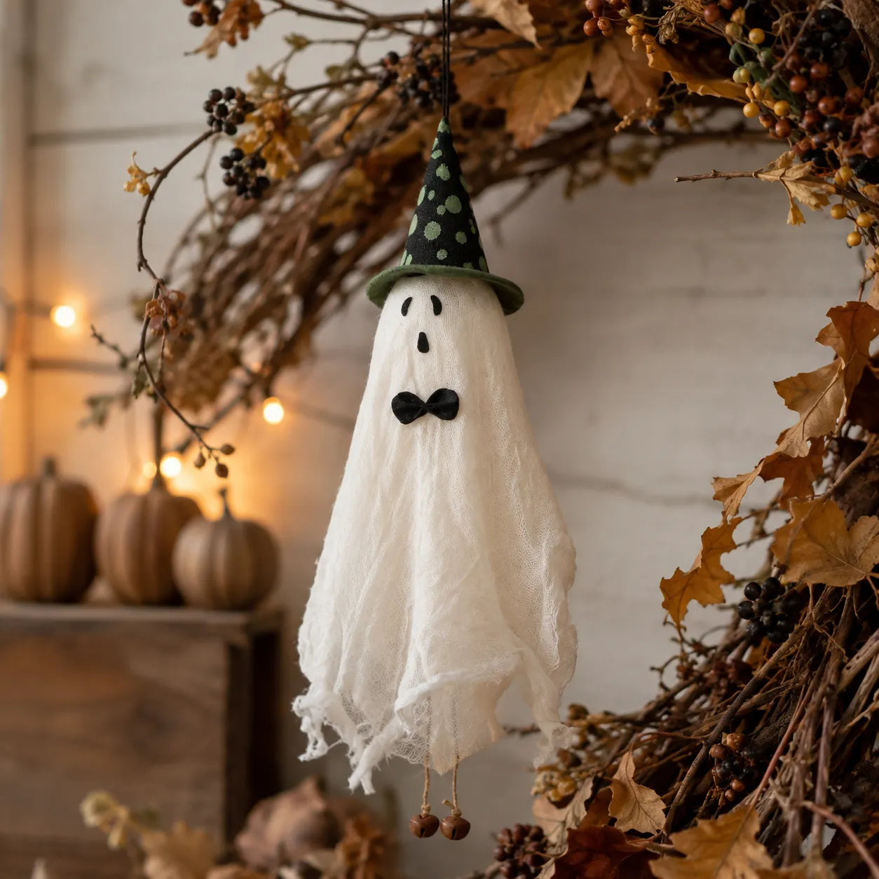 Déco Fantôme à Suspendre Mignon