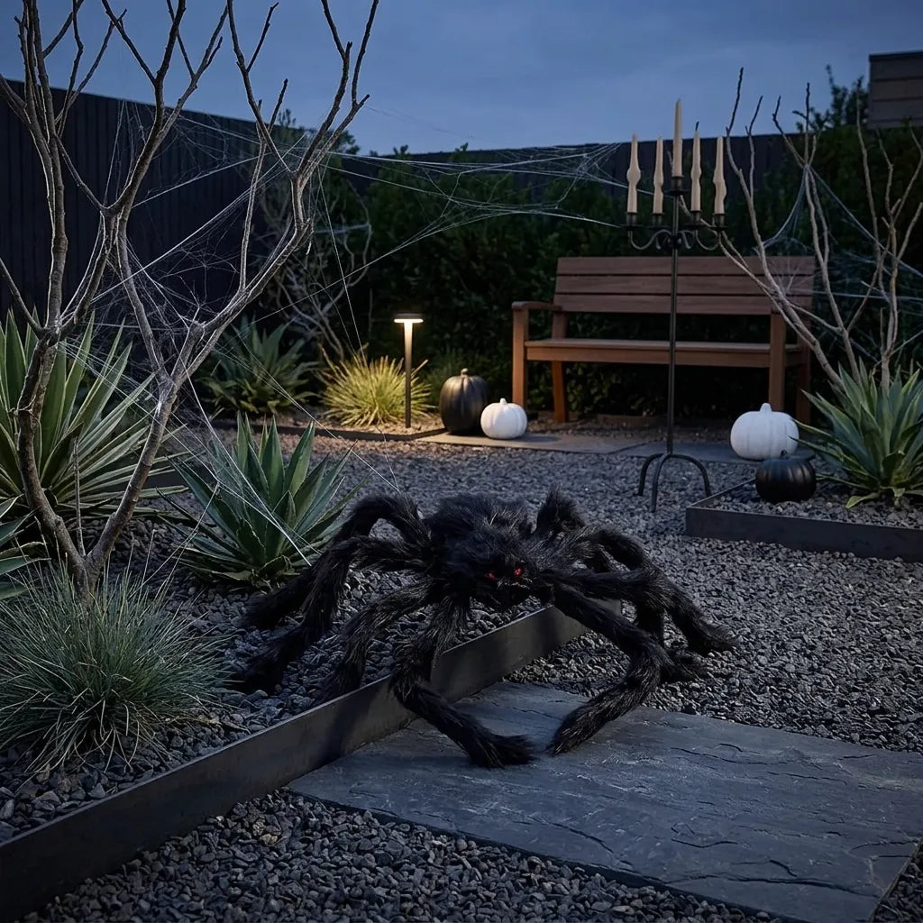 Déco Fausse Araignée Halloween Effrayant