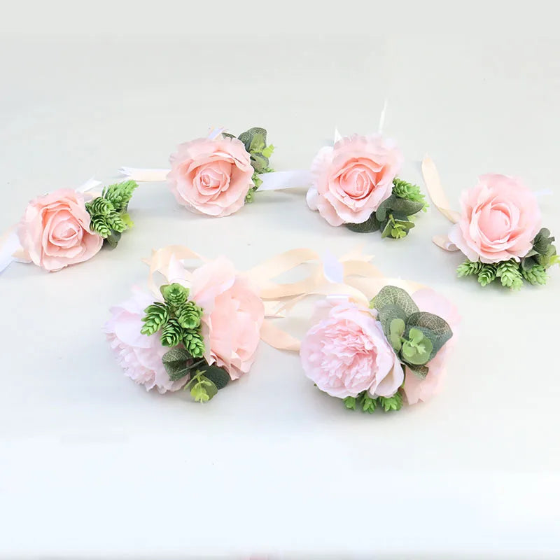 Déco Florale Rose Tendre Pour Voiture romantique