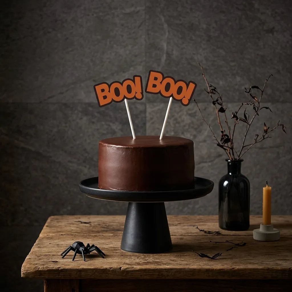 Déco Gâteau « BOO » Unique