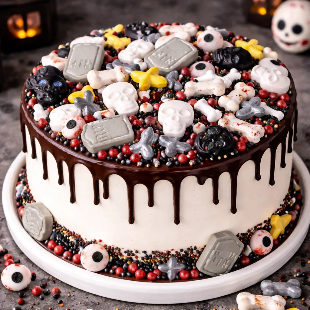 Déco Gâteau Sucre Squelette