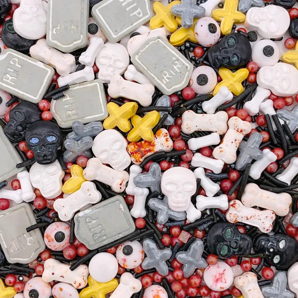 Déco Gâteau Sucre Squelette Chic