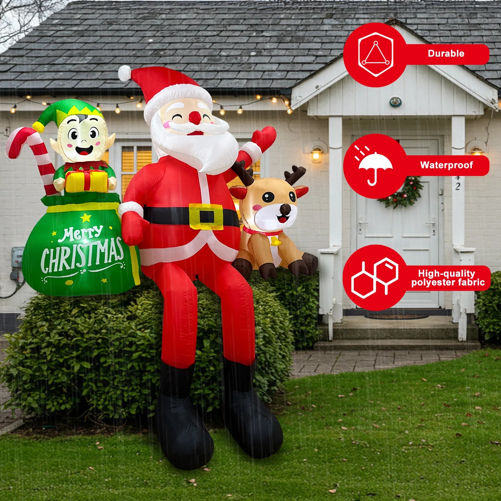 Déco Noël Géante Gonflable Design