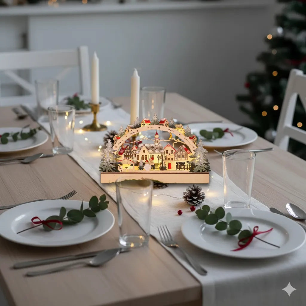 Déco de Table Lumineuse Noël 