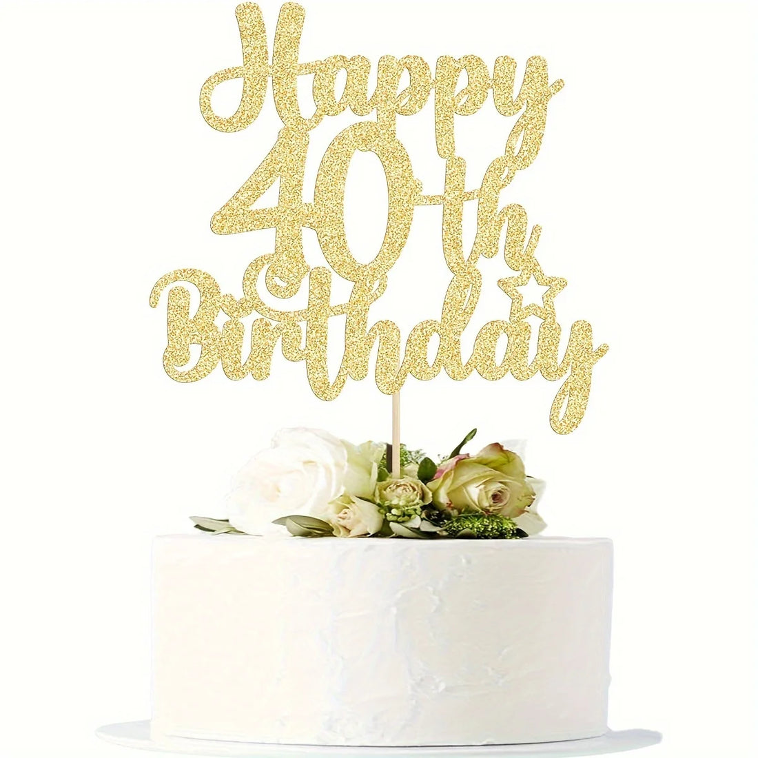 Décoration 40th Or