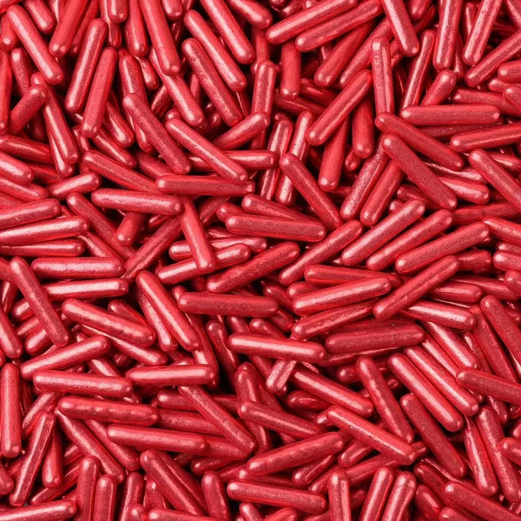 Décoration pour Gâteau Rouge Brillant