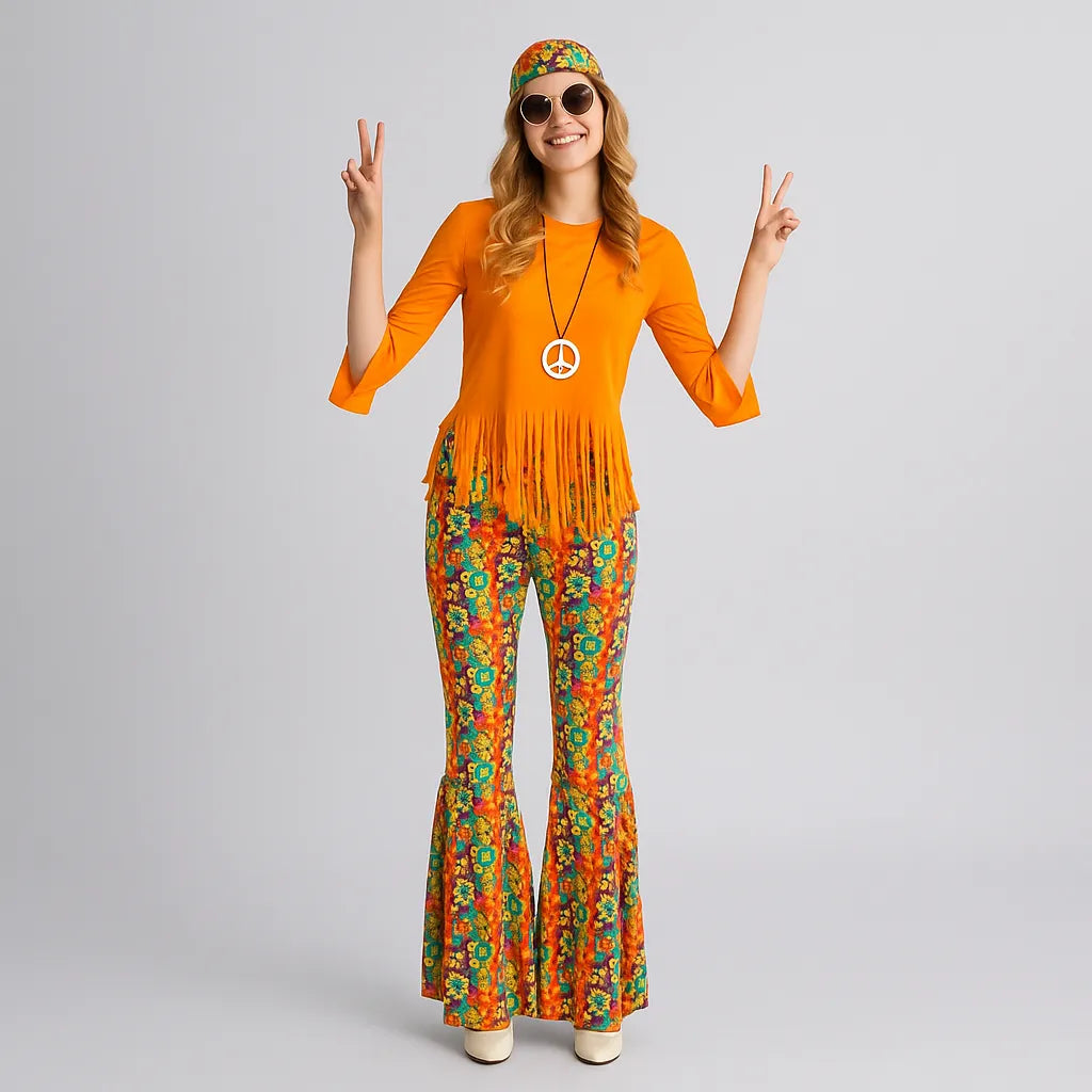 Déguisement Années 80 Orange Cool