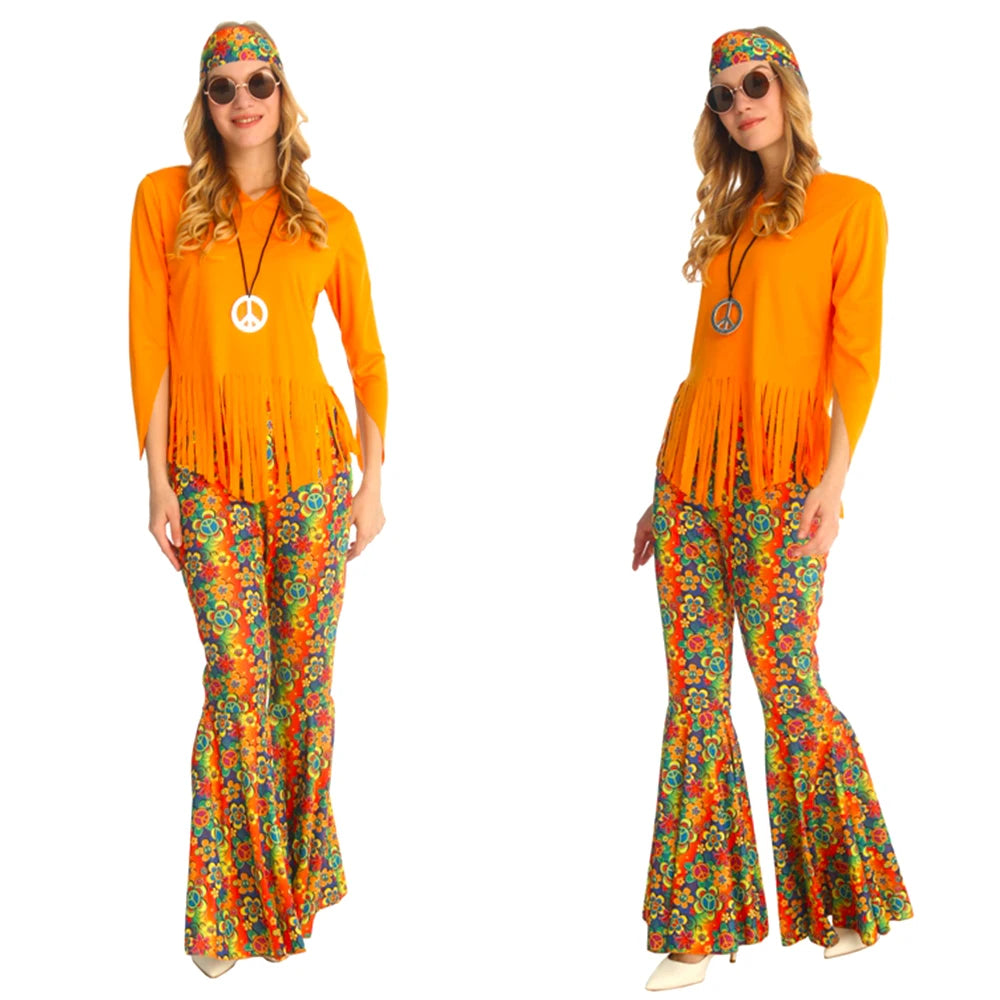 Déguisement Années 80 Orange Fun
