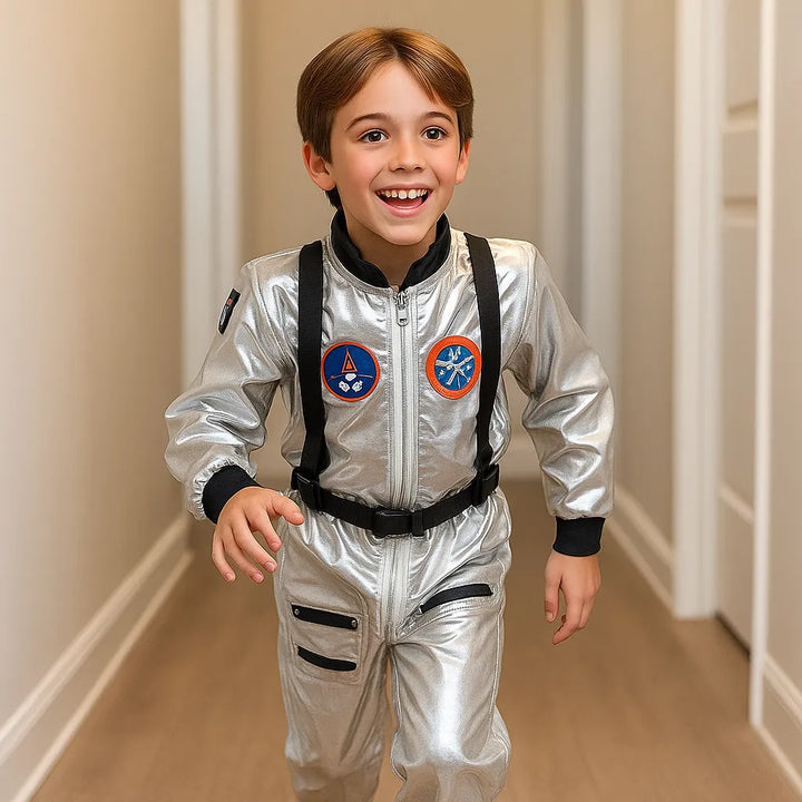 Déguisement Astronaute Argenté Enfant