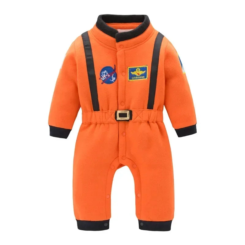 Déguisement Astronaute Orange Bébé léger