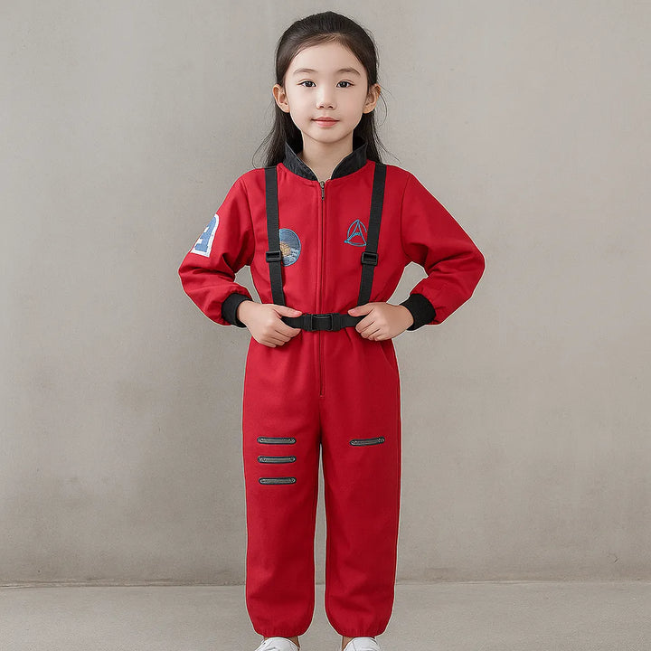Déguisement Astronaute Rouge