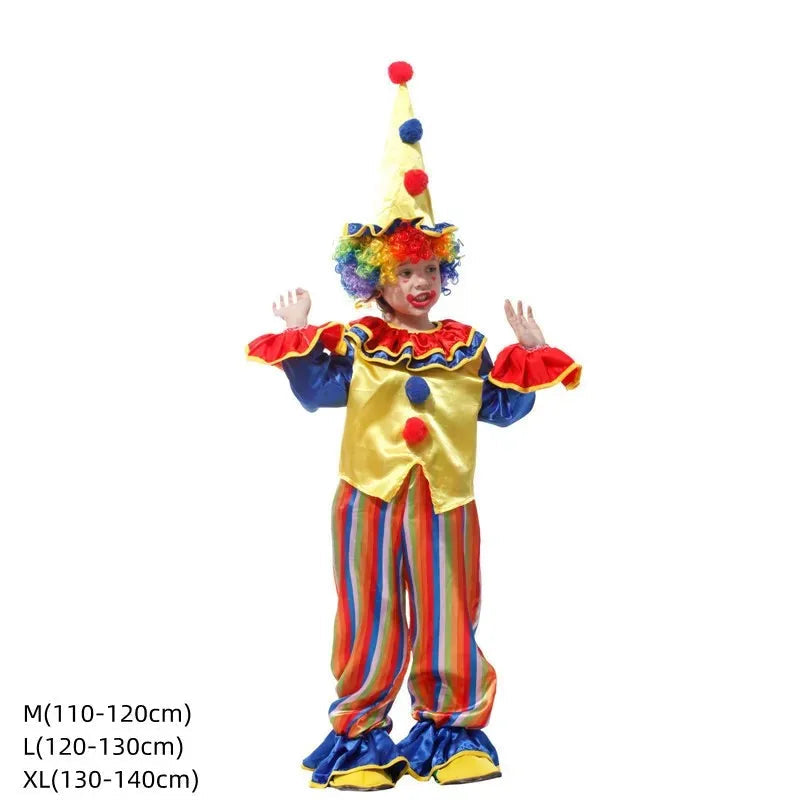 Déguisement Clown Enfant à Chapeau Design