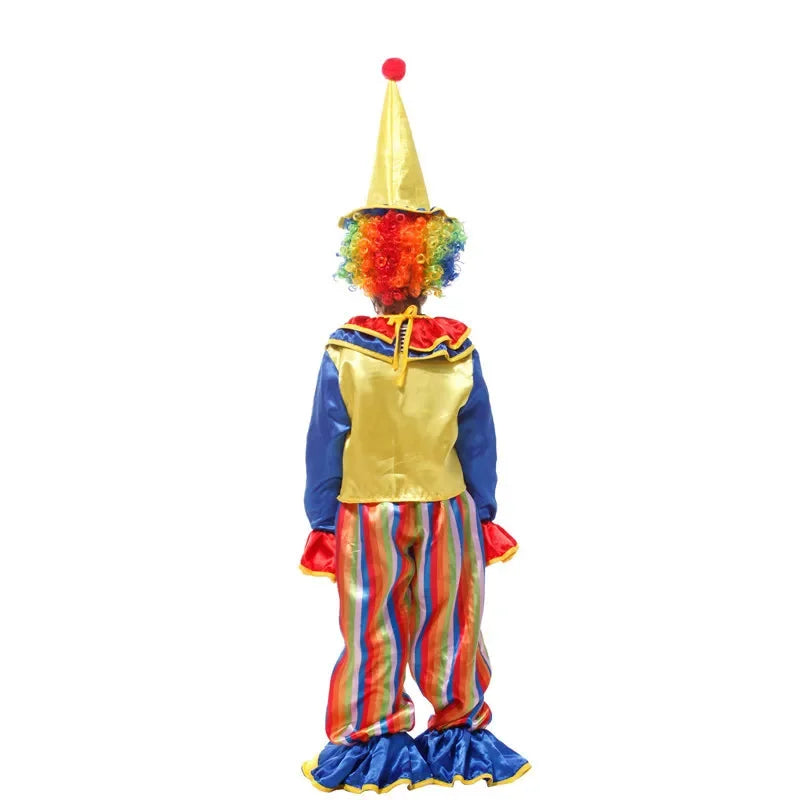 Déguisement Clown Enfant à Chapeau Dos