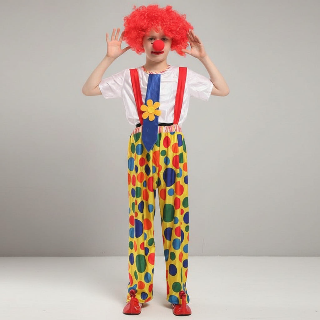 Déguisement De Clown Jaune À Pois
