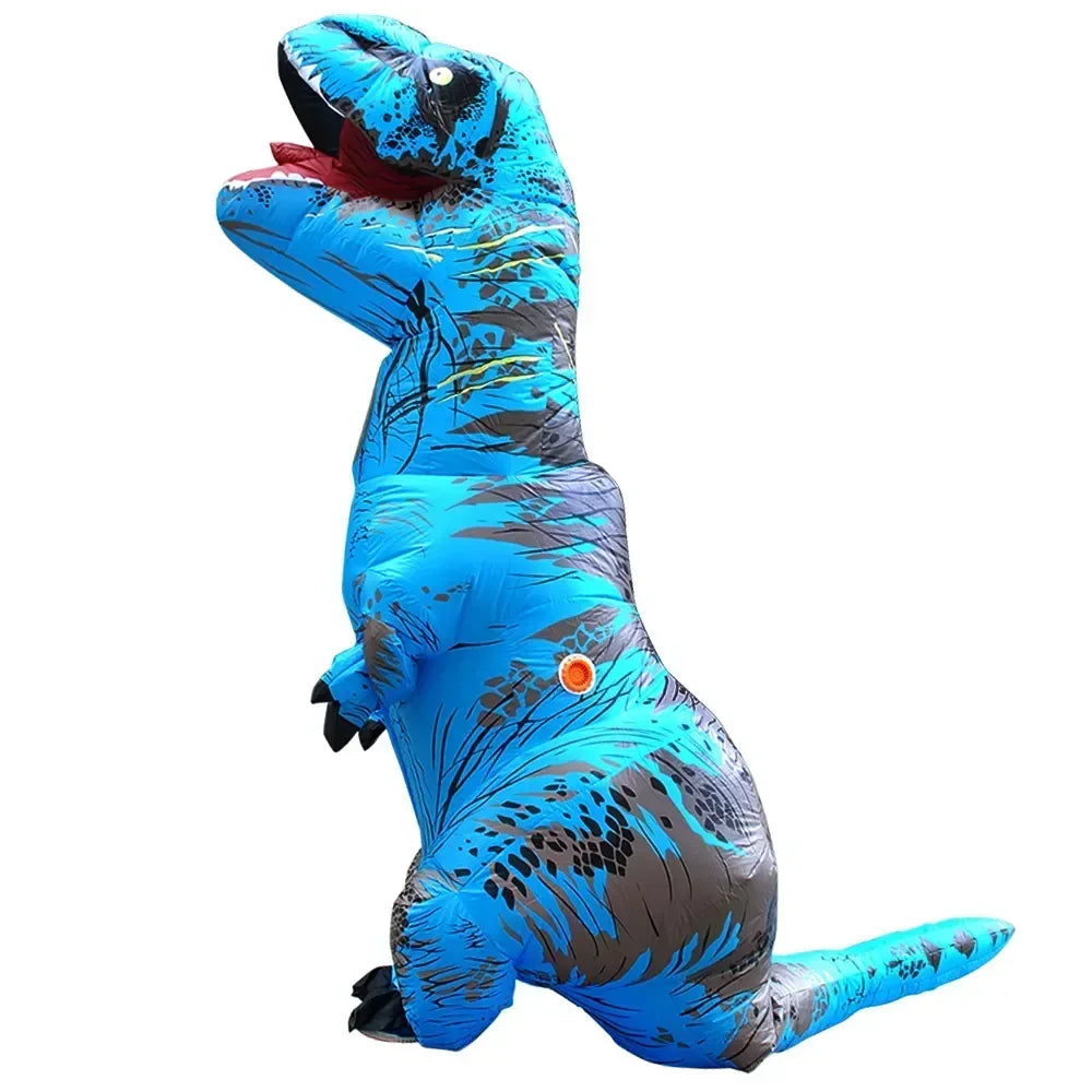 Déguisement Dinosaure Bleu Original