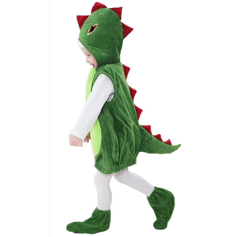 Déguisement Dinosaure Vert Enfant stylé