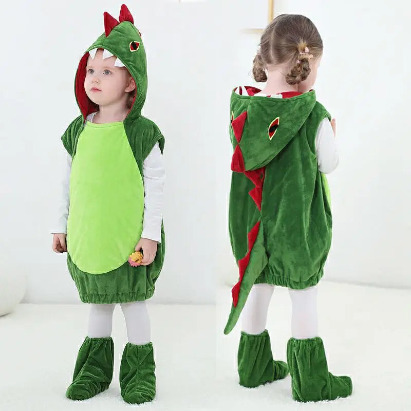 Déguisement Dinosaure Vert Enfant tendance