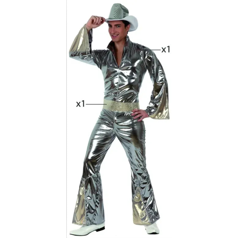 Déguisement Disco Année 80 Homme Inclus
