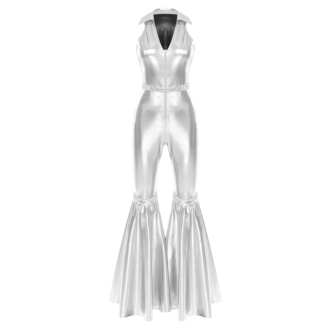 Déguisement Disco Argent Chic