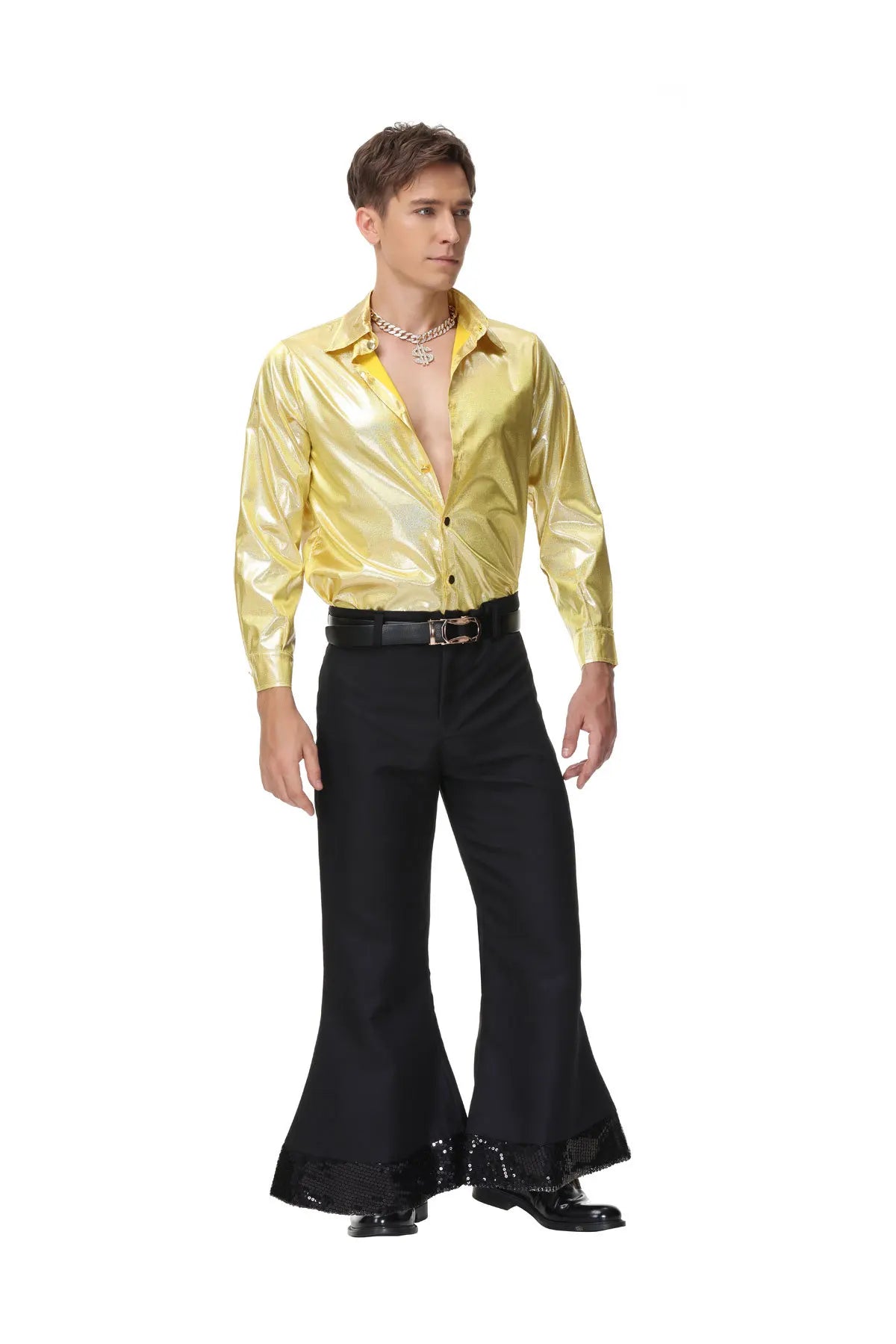 Déguisement Disco Funk Jaune