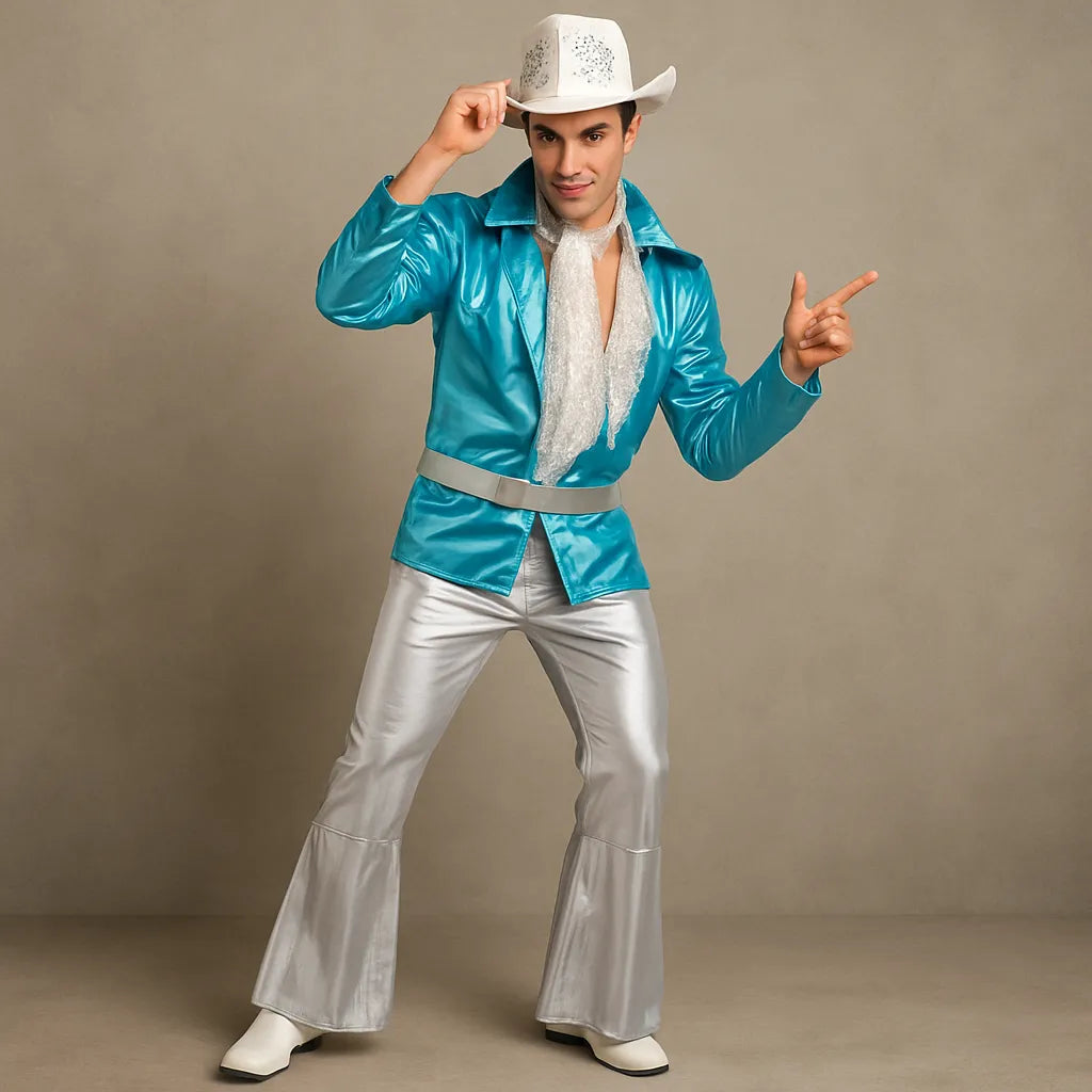 Déguisement Disco Homme 2 Pièces Festive