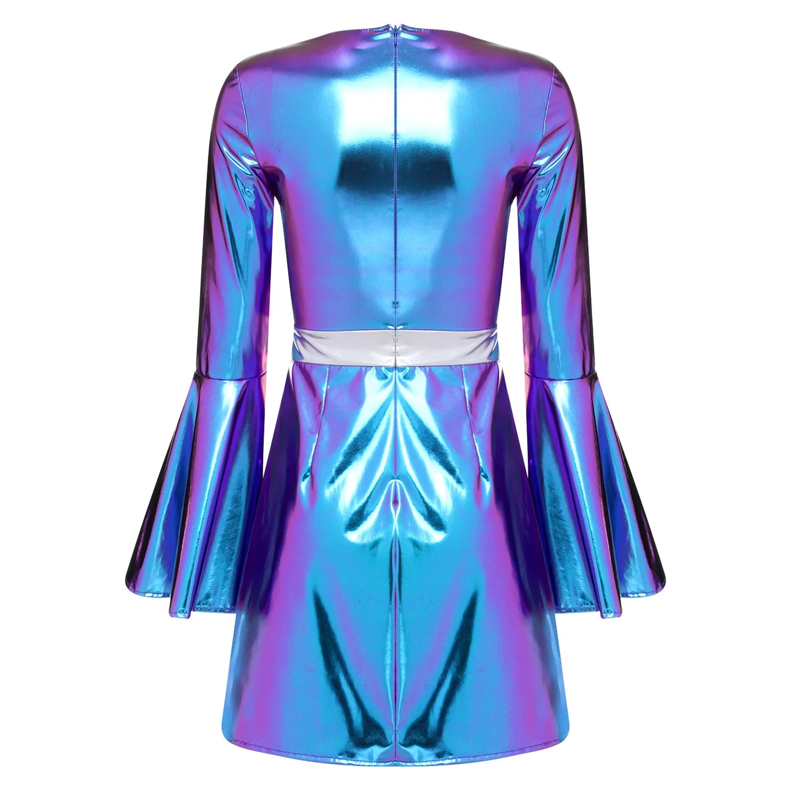 Déguisement Disco Robe Design Bleu