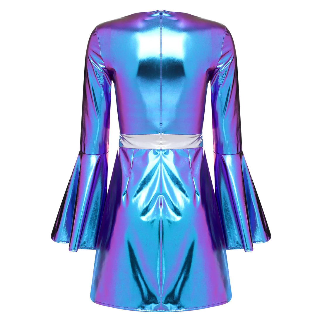 Déguisement Disco Robe Design Bleu