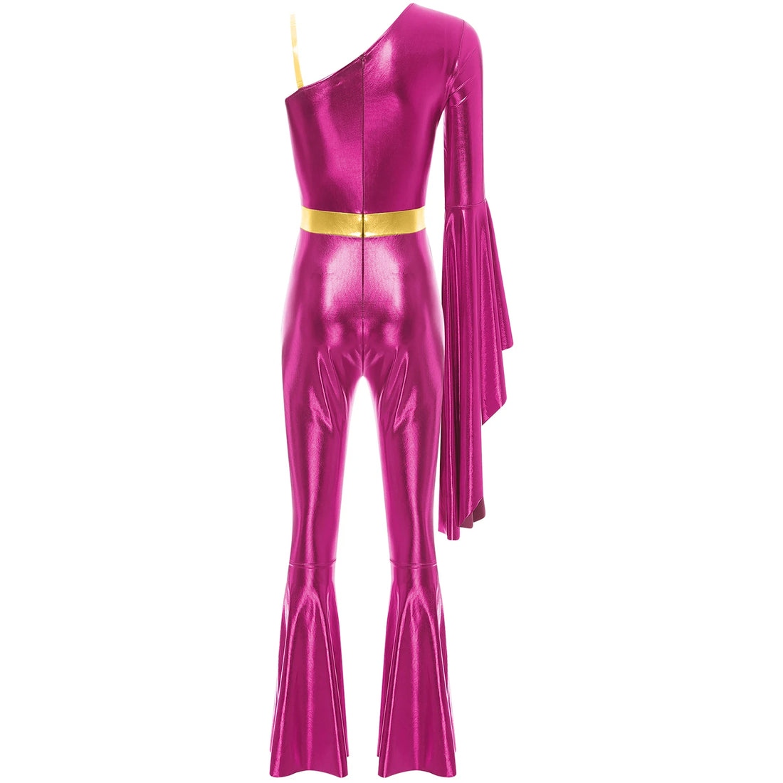 Déguisement Disco Rose Métallisé Extensible