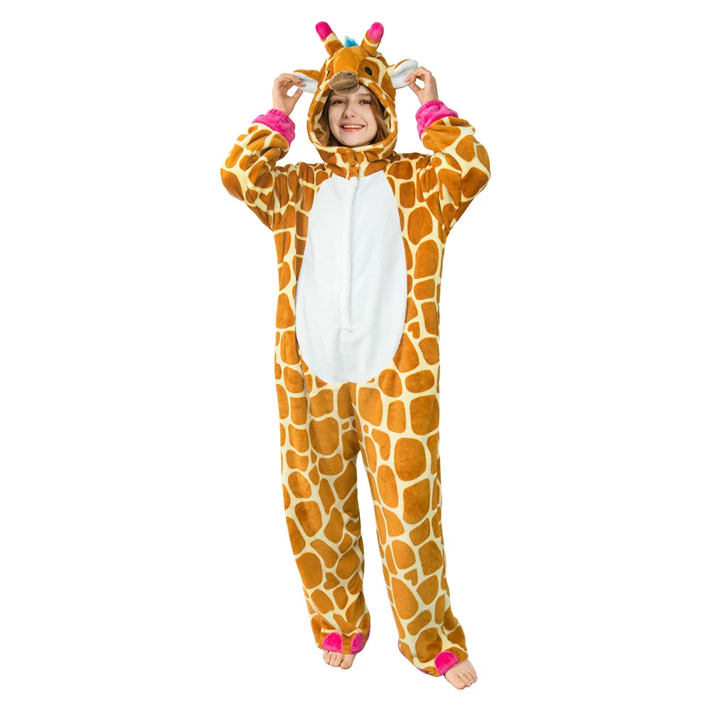 Déguisement Girafe Doux Adulte chic