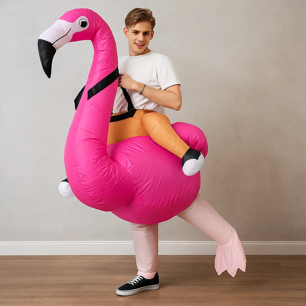 Déguisement Gonflable Flamant Rose