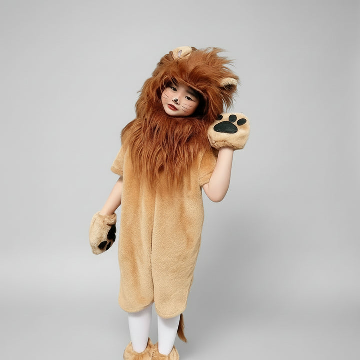 Déguisement Lion Enfant À Manches Courtes