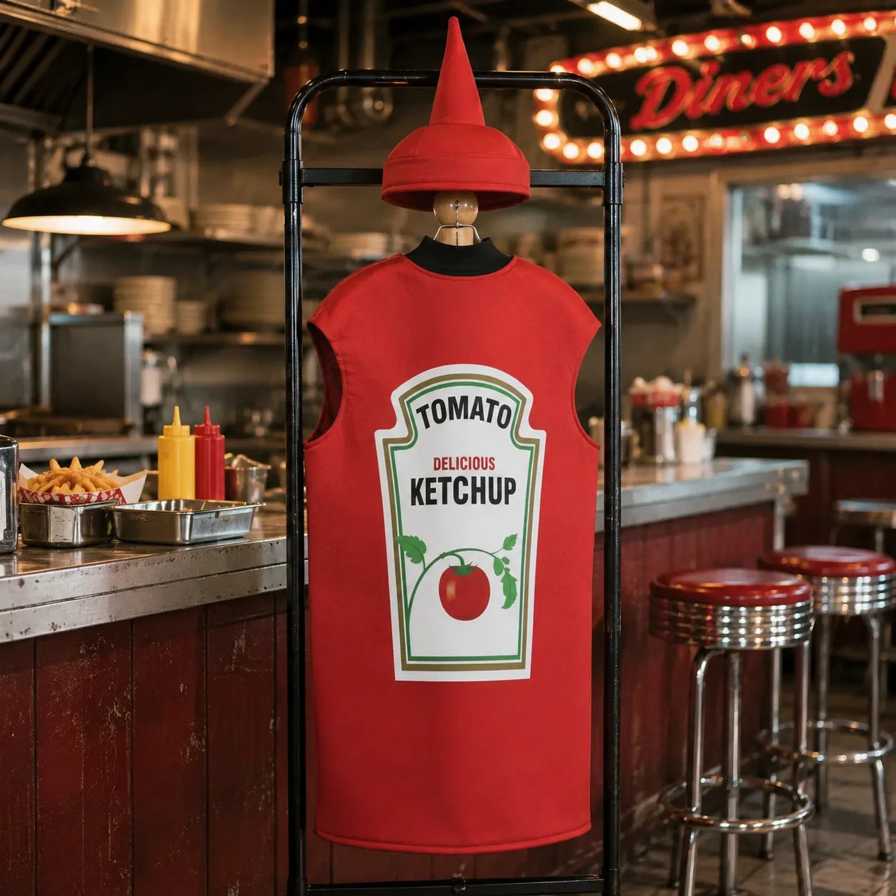 Déguisement Marrant Ketchup Amusant