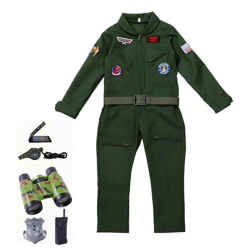 Déguisement Militaire Pilote Original