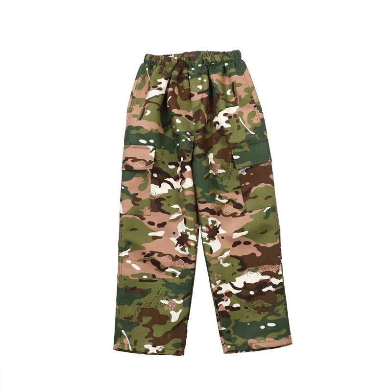 Déguisement Militaire avec Casquette Camouflage Léger