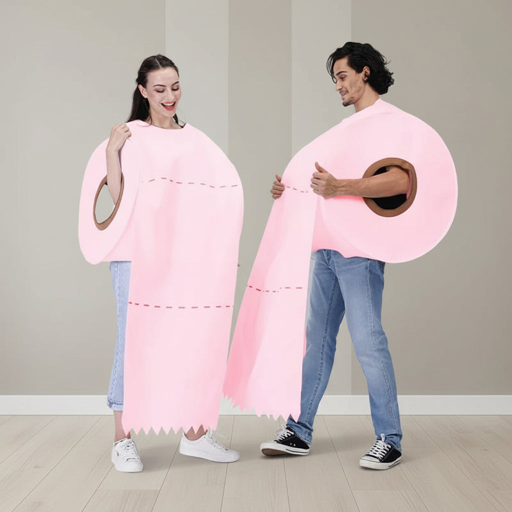 Déguisement Papier Toilette Couple