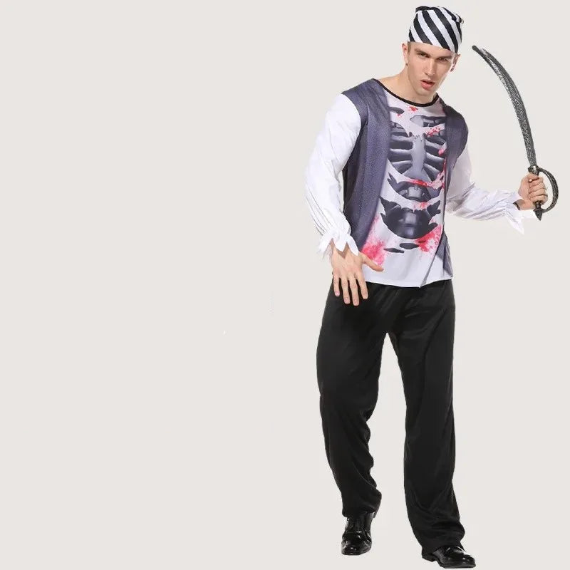 Déguisement Pirate Homme Décontracté Vintage