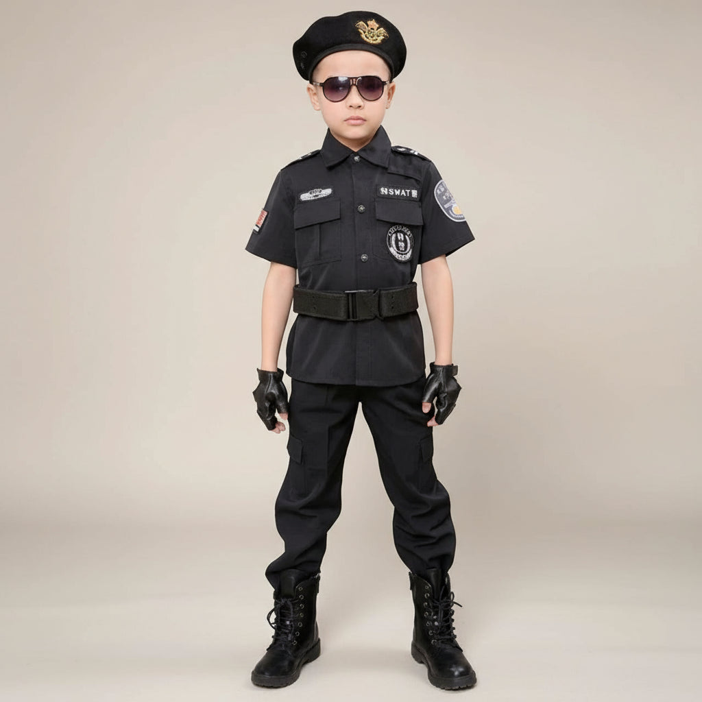 Déguisement Policier À Manches Courtes