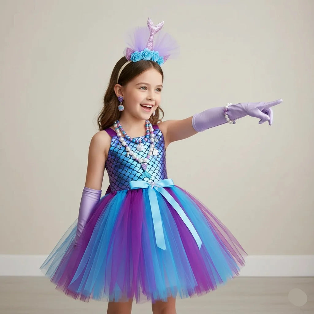 Déguisement Robe Tutu Thème Sirène
