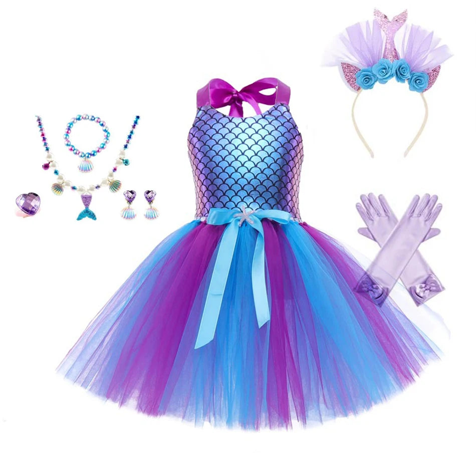 Déguisement Robe Tutu Thème Sirène stylé