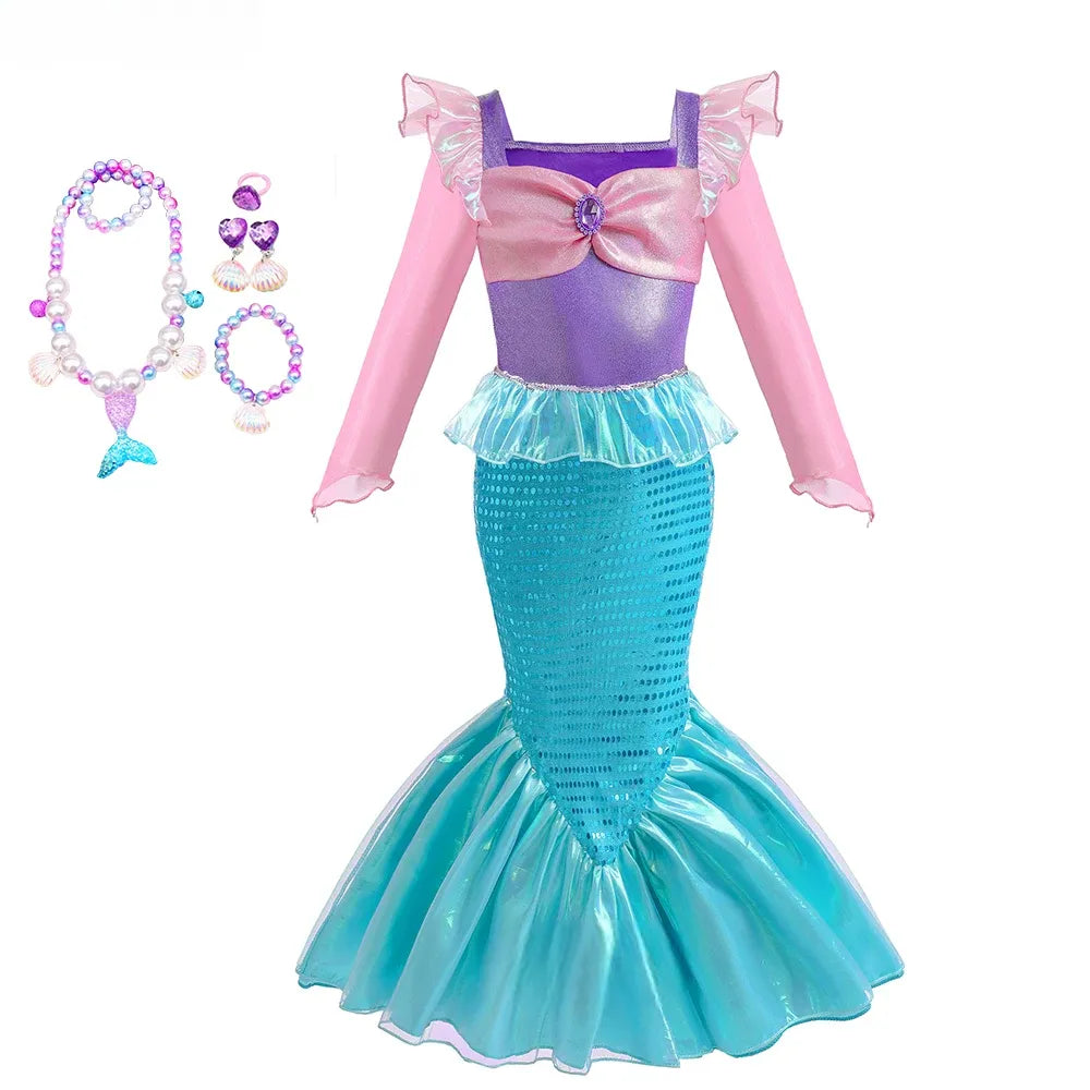 Déguisement Sirène Fillette Design Stylé