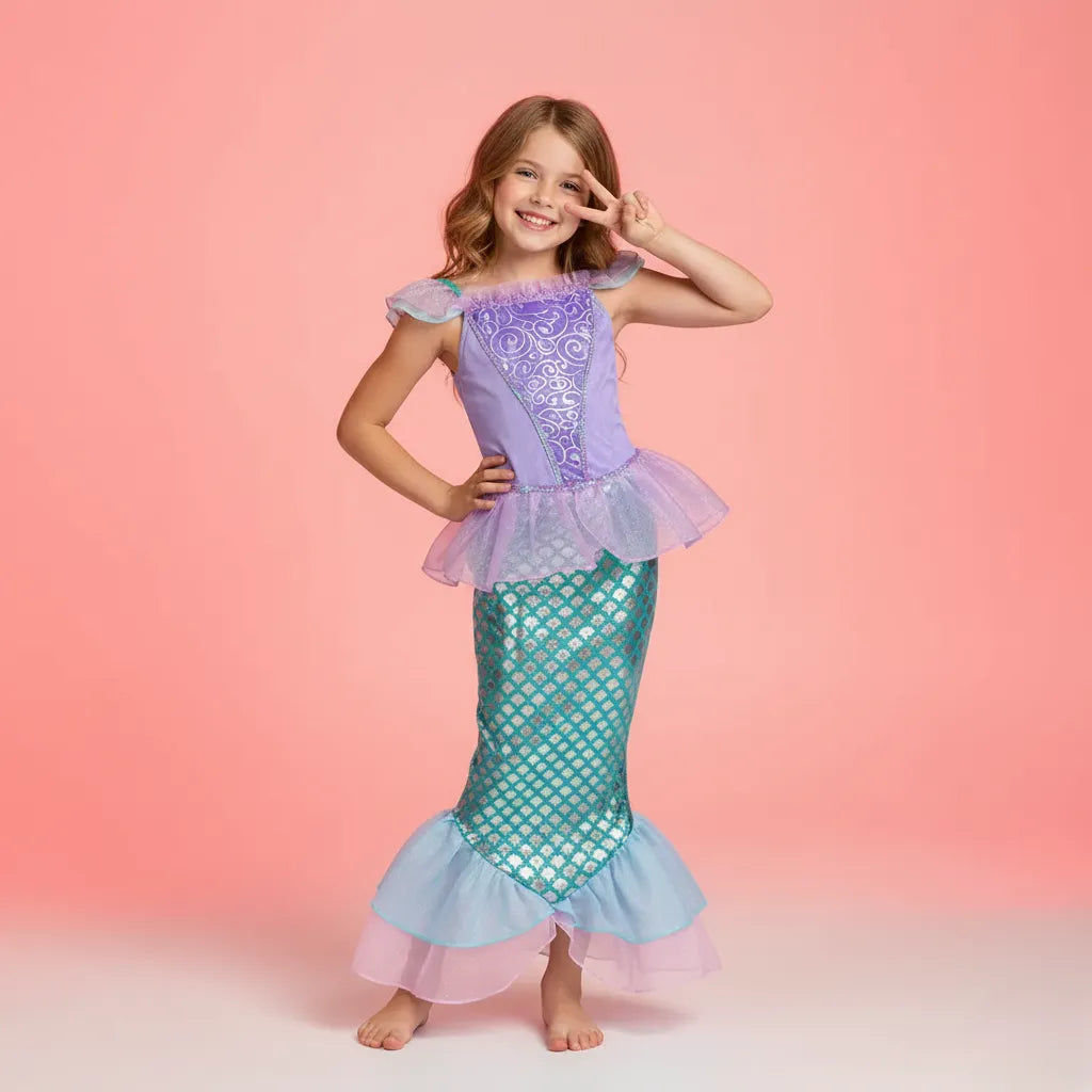 Déguisement Sirène Stylé pour Fillette