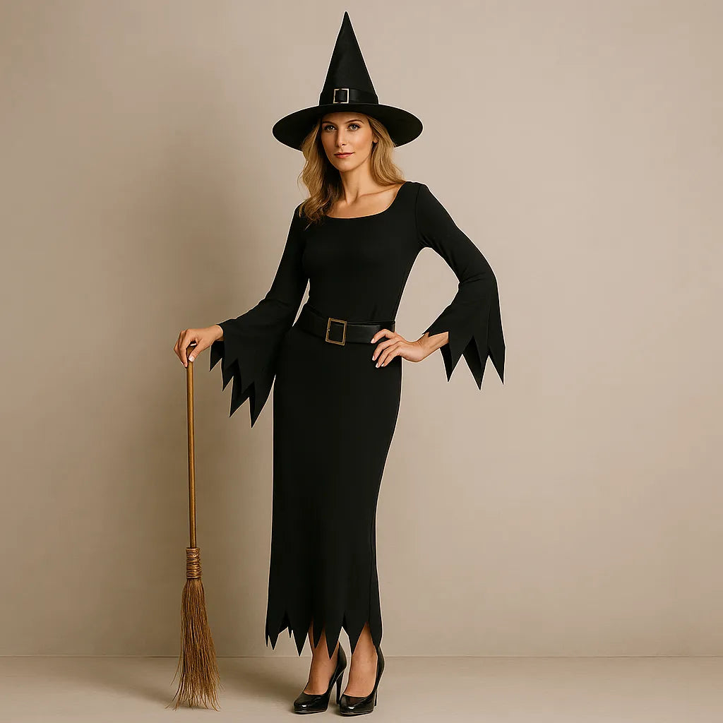 Déguisement Sorcière Noir Classique