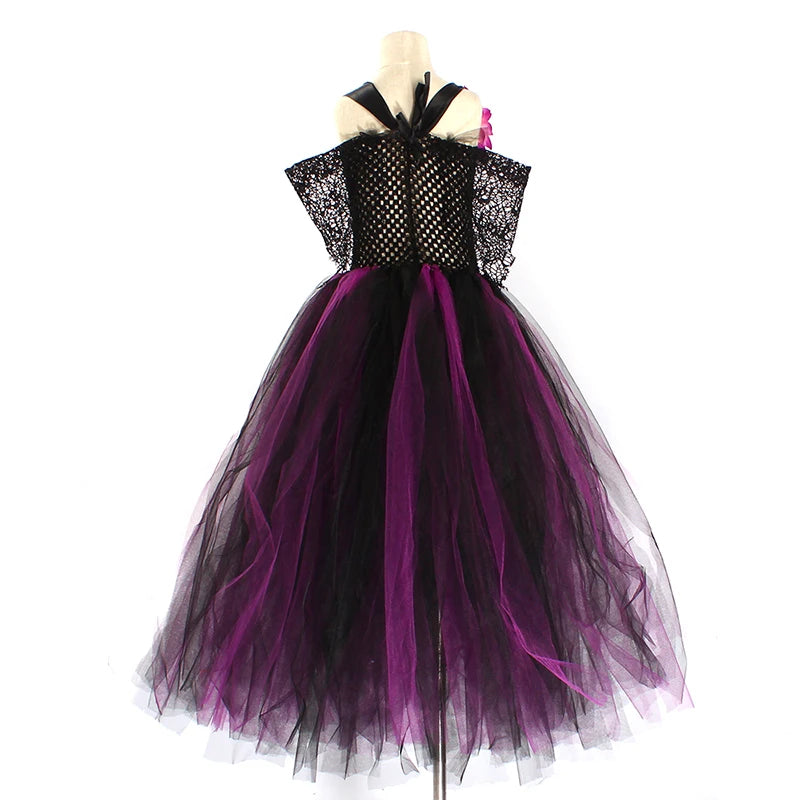 Déguisement Sorcière Tutu Violet enfant